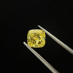 1.5ct Cushion Cut Fancy Intense VS2 Excellent - Intou