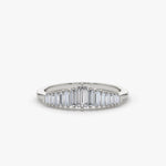 18K Baguette Diamond Tiara Ring - Intou