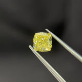 1ct Cushion Cut Fancy Intense VS1 Excellent - Intou