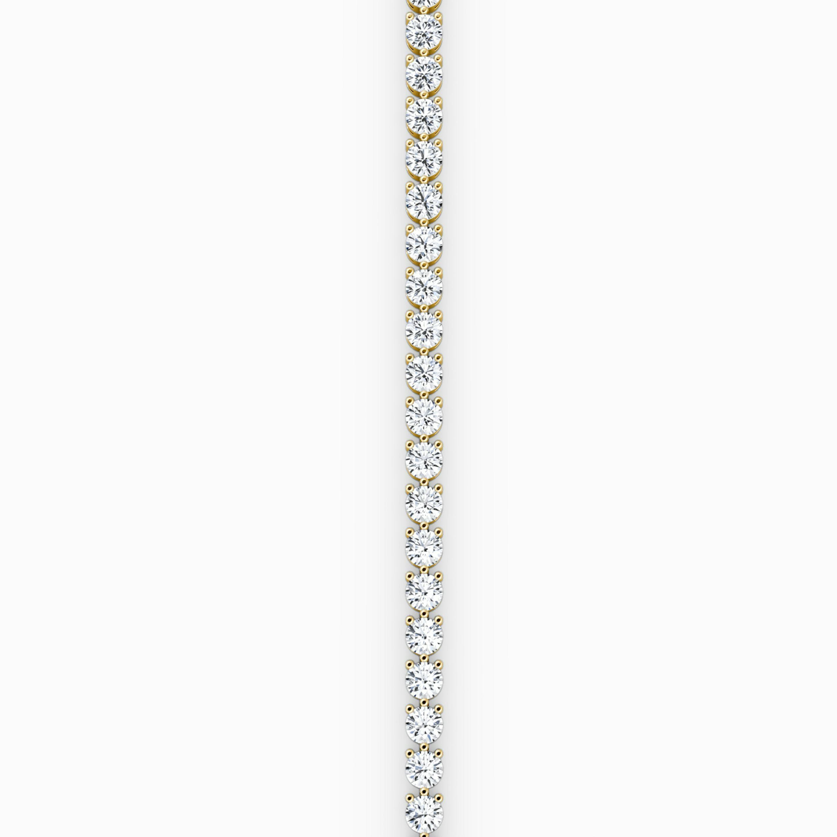 (2.2mm) 3 Prong Diamond Tennis Bracelet - Intou