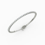 (2.2mm) 3 Prong Diamond Tennis Bracelet - Intou