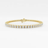 4 Prong Box Tennis Bracelet - Intou