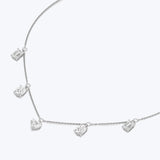 Multi Shape Station Diamond Necklace