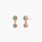 Link Emerald Duo Studs