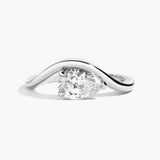 Cloud Curve Pear Cut Diamond Ring