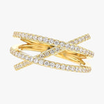 Amanda Cross Diamond Ring - Intou