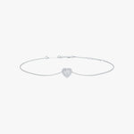 Aura Heart-Shaped Diamond Bracelet - Intou