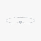 Aura Heart-Shaped Diamond Bracelet - Intou