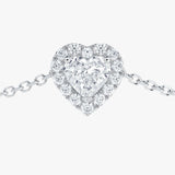 Aura Heart-Shaped Diamond Bracelet - Intou