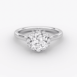 Aurora Halo Cushion Engagement Ring - Intou