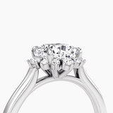 Aurora Halo Cushion Engagement Ring - Intou