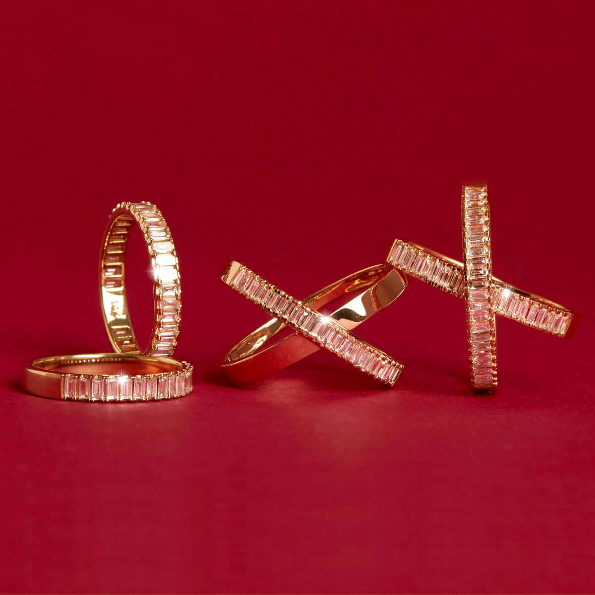 Cecilia Cross Diamond Ring - Intou