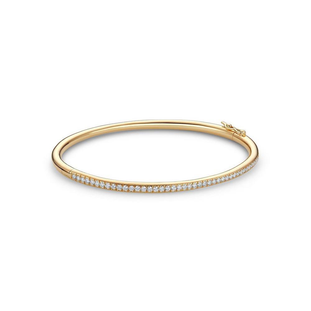 Classic Diamond Bangle Bracelet - Intou