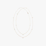 Clea Multi-Diamond Sautoir Station Necklace