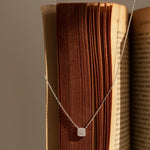 Cushion Pavé Necklace - Intou