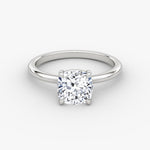 Cushion Solitaire Engagement Ring - Intou