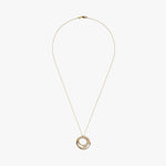 Diamond Circles Pendant Necklace - Intou