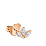 (Single) Marquise Diamond Lotus Stud Earring