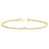 Emerald Cut Beatrice Tennis Bracelet - Intou