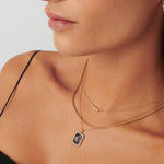 Fine Diamond Solitaire Trio Necklace - Intou