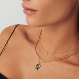 Fine Diamond Solitaire Trio Necklace - Intou