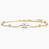 Layering Cushion Diamond Bracelet