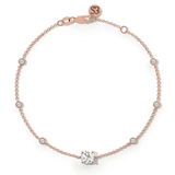 Layering Cushion Diamond Bracelet