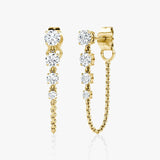 Linked Tennis Earring - Intou