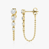 Linked Tennis Earring - Intou