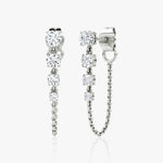 Linked Tennis Earring - Intou