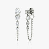 Linked Tennis Earring - Intou