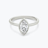 Marquise Bezel Engagement Ring - Intou