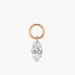 Marquise Floating Diamond Charm - Intou