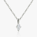 Marquise Petite Solitaire Pendant - Intou