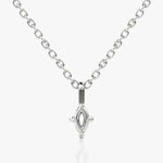 Marquise Petite Solitaire Pendant - Intou