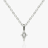 Marquise Petite Solitaire Pendant - Intou