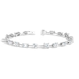 Multi-Shape Lab Diamond Tennis Bracelet - Intou