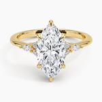 Nadia Marquise Cut Diamond Engagement Ring - Intou