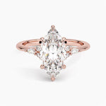 Nadia Marquise Cut Diamond Engagement Ring - Intou