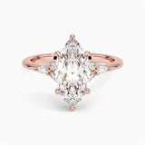 Nadia Marquise Cut Diamond Engagement Ring - Intou