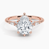 Nadia Pear Cut Diamond Engagement Ring - Intou