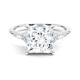 Nadia Princess Cut Diamond Engagement Ring - Intou