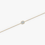 Oval Bezel Solitaire Bracelet - Intou