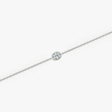 Oval Bezel Solitaire Bracelet - Intou