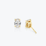 Oval Solitaire Stud - Intou