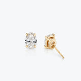 Oval Solitaire Stud - Intou