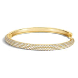 Pave Tube Bangle Bracelet - Intou