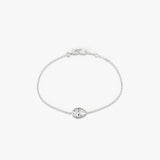 Pear Bezel Solitaire Bracelet - Intou