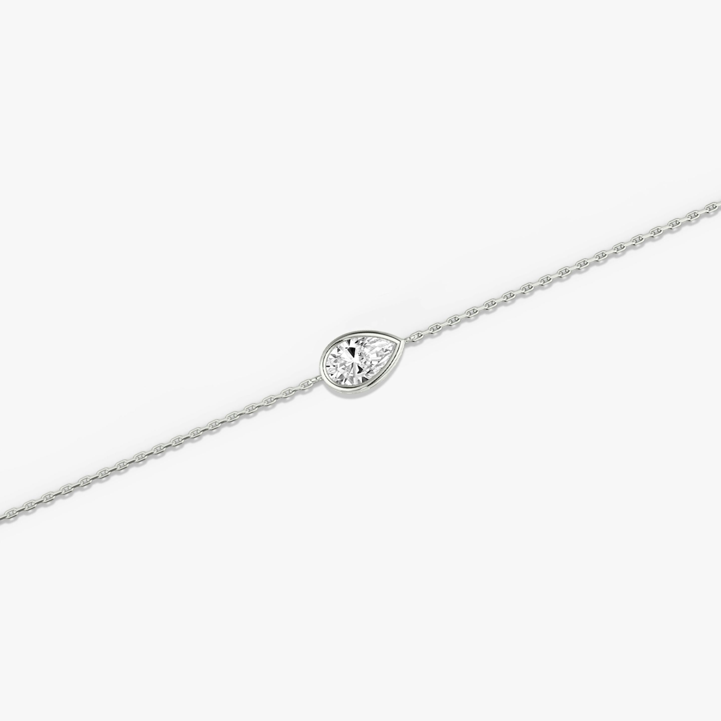 Pear Bezel Solitaire Bracelet - Intou