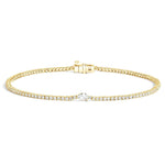 Pear Cut Tennis Bracelet - Intou